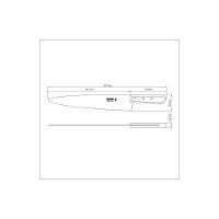 Kit 6 Facas Peixeira/cozinha 12 Lamina Clara - Tramontina