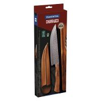 Faca Para Carne Tramontina Nômade Com Lâmina Em Aço Inox E Cabo De Madeira Com Bainha De Couro 8 Polegada - 8