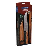 Faca Para Carne Tramontina Nômade Com Lâmina Em Aço Inox E Cabo De Madeira Com Bainha De Couro 8 Polegada - 9