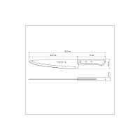 Kit 10 Facas Peixeira/cozinha 9 Lâmina Escura - Tramontina - 3