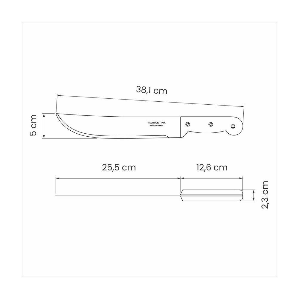 Kit 4 Facão Para Mato Tramontina Com Lâmina Aço Carbono 10 - 4