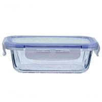 Pote De Vidro Retangular Hermetico Marmita 1000 Ml - Mimo