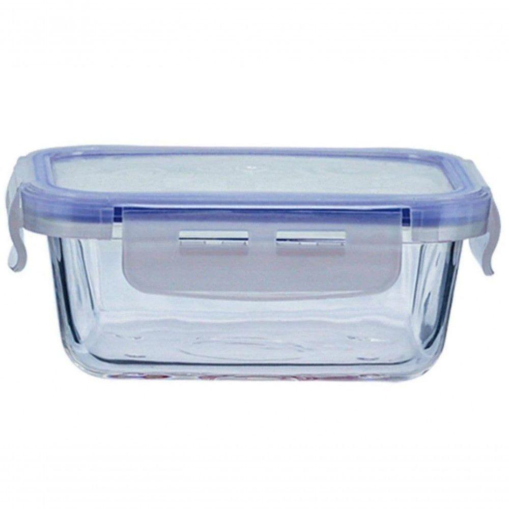 Pote Hermetico Quadrado Marmita De Vidro 550 Ml - Mimo - 4