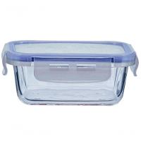 Pote Hermetico Quadrado Marmita De Vidro 550 Ml - Mimo