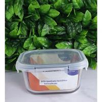 Pote Hermetico Quadrado Marmita De Vidro 550 Ml - Mimo - 7