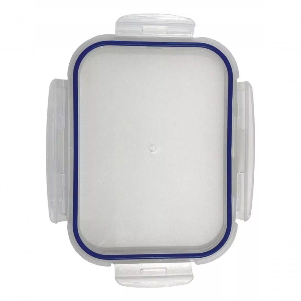 Pote De Vidro Retangular Hermetico Marmita 1500 Ml - Mimo - 3