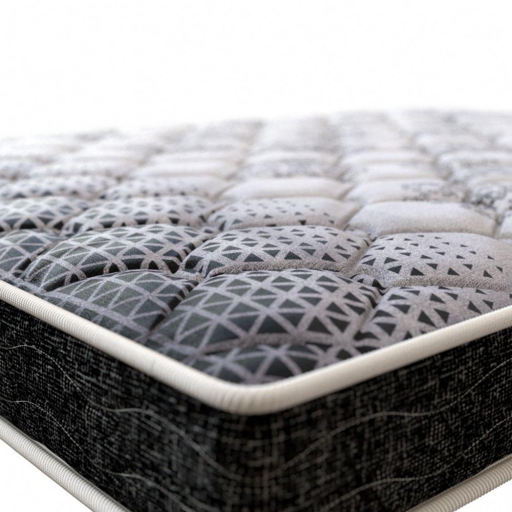 Colchão Casal Espuma D23 Guarda Costas Probel 12cm Branco/Preto (138x188x12cm) - 4