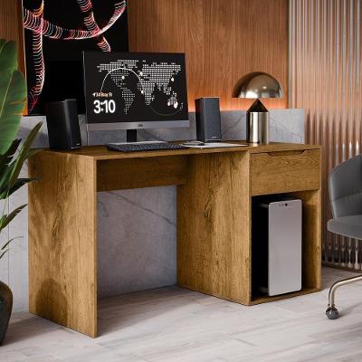 Escrivaninha Flow Quarto Escritorio 1 Gaveta Freijo