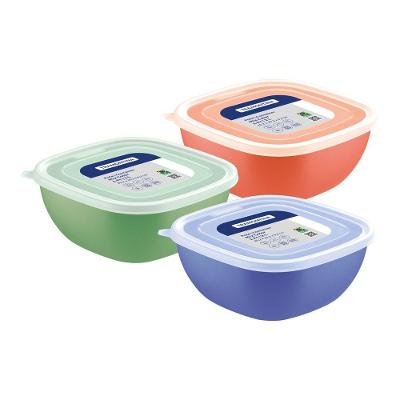 Pote Tramontina Mixcolor Em Polipropileno Com Tampa Transparente 2 L