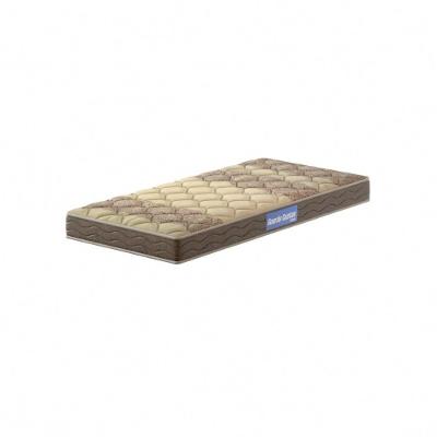Colchão Solteiro Espuma Guarda Costas D28 88x188x14cm Branco Marrom Probel
