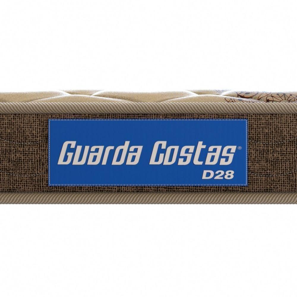 Colchão King Espuma D28 Guarda Costas Probel 14cm Branco/Marrom (193x203x14cm) - 4