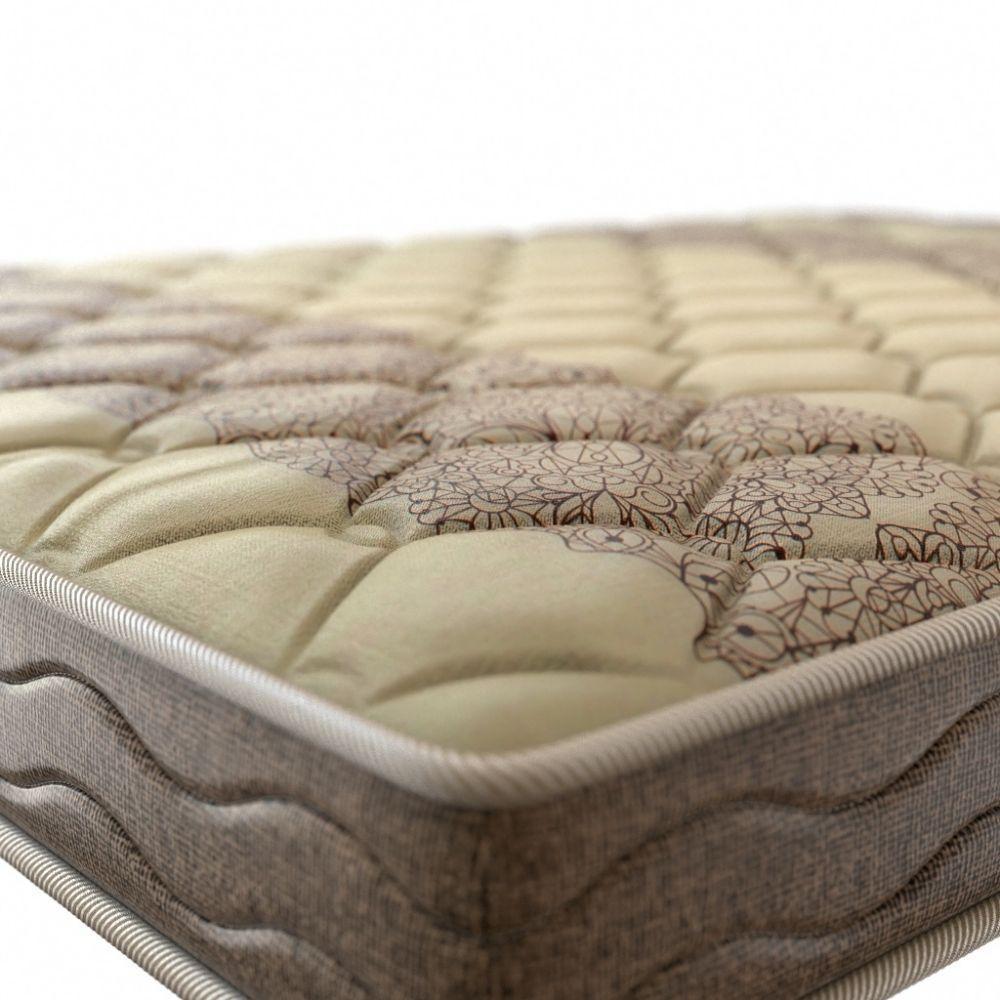 Colchão King Espuma D28 Guarda Costas Probel 14cm Branco/Marrom (193x203x14cm) - 5