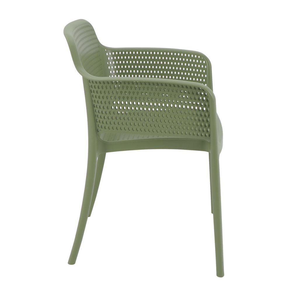 Cadeira Tramontina Gabriela Eco Em Polipropileno Oceano Clean Verde Oliva - 7