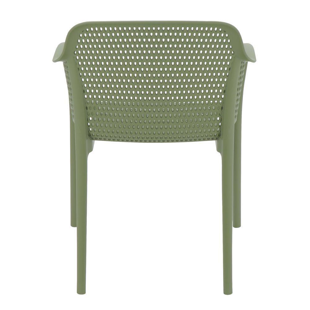 Cadeira Tramontina Gabriela Eco Em Polipropileno Oceano Clean Verde Oliva - 8