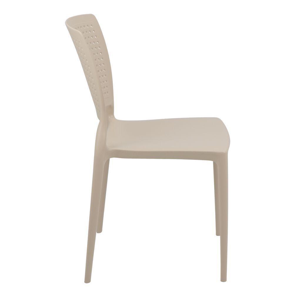 Cadeira Tramontina Safira Em Polipropileno E Fibra De Vidro Areia - 7
