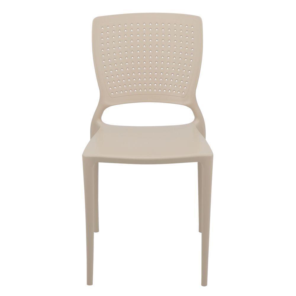 Cadeira Tramontina Safira Em Polipropileno E Fibra De Vidro Areia - 10