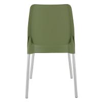 Cadeira Tramontina Vanda Em Polipropileno Verde Oliva Com Pernas De Alumínio - 6