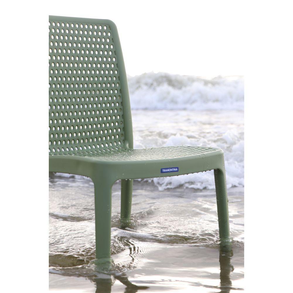 Cadeira Tramontina Isabelle Em Polipropileno Ocean Clean Verde Oliva - 2
