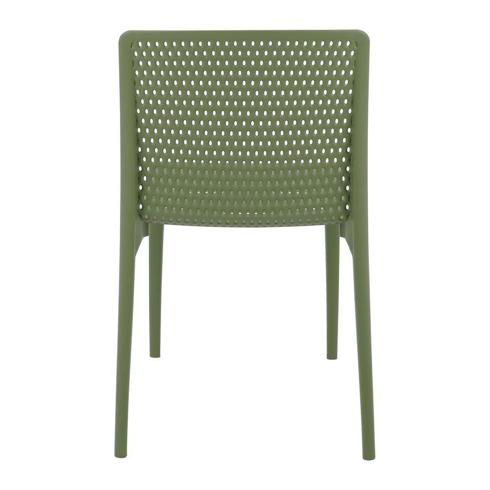 Cadeira Tramontina Isabelle Em Polipropileno Ocean Clean Verde Oliva - 5