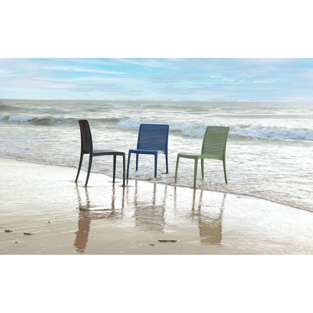 Cadeira Tramontina Isabelle Em Polipropileno Ocean Clean Verde Oliva - 6