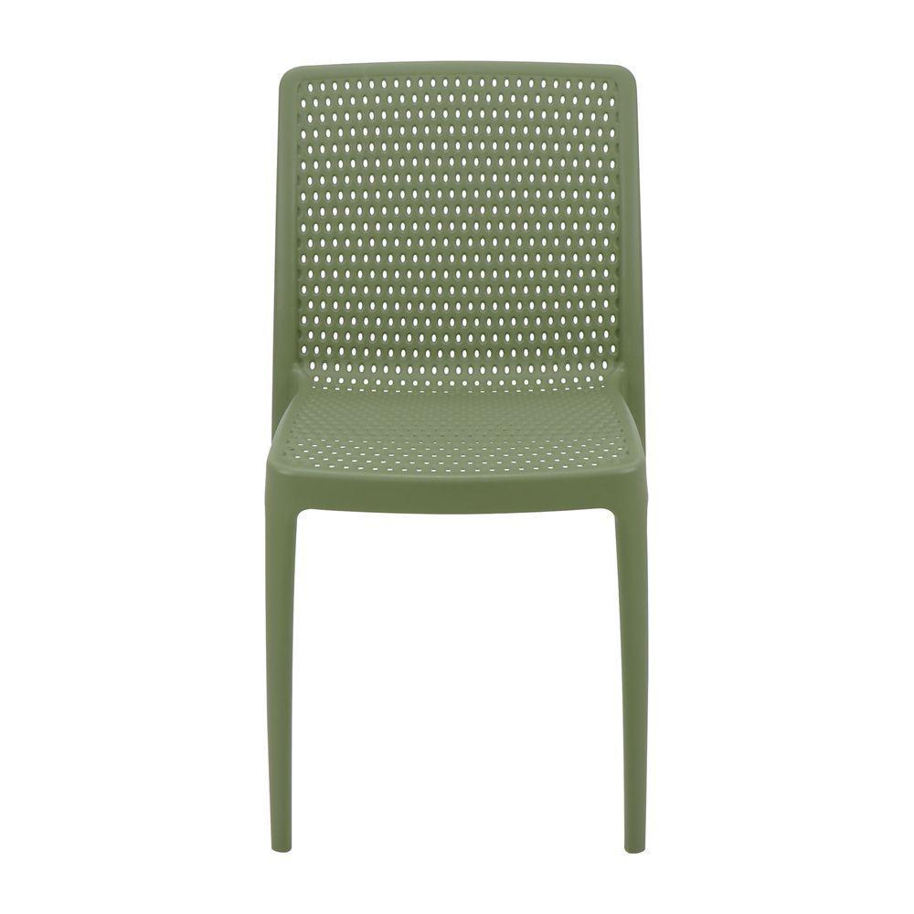 Cadeira Tramontina Isabelle Em Polipropileno Ocean Clean Verde Oliva - 8