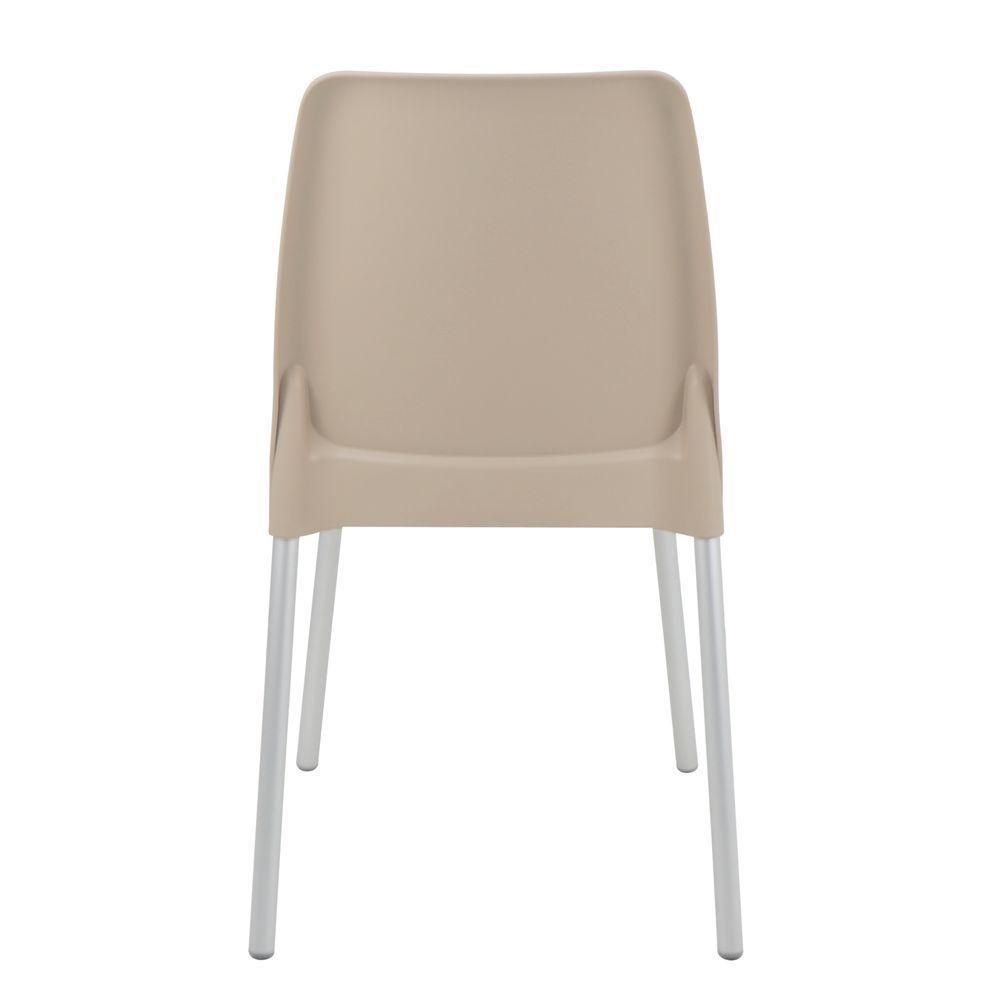 Cadeira Tramontina Vanda Com Pernas De Alumínio Em Polipropileno Areia - 8