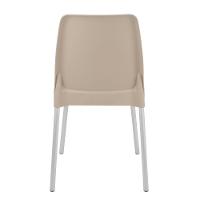 Cadeira Tramontina Vanda Com Pernas De Alumínio Em Polipropileno Areia - 8