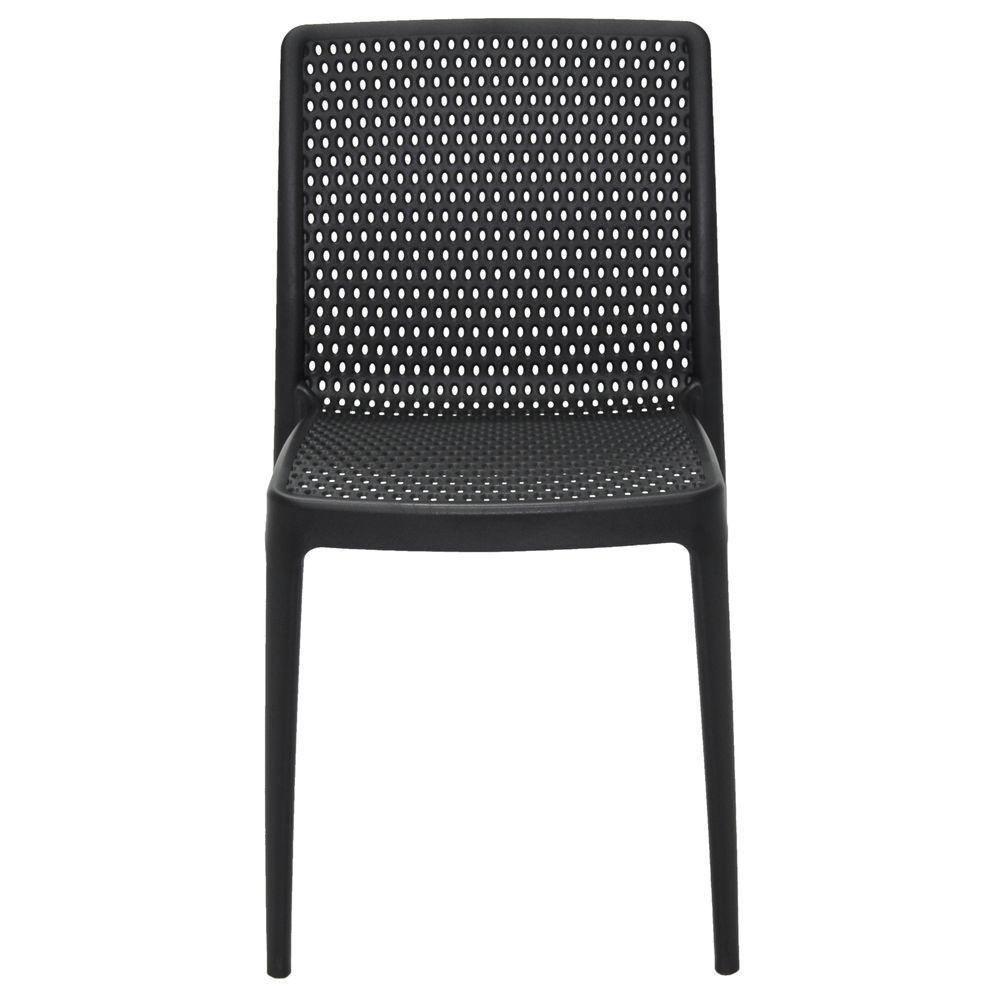 Cadeira Tramontina Isabelle Eco Em Polipropileno Oceano Clean Preto - 8