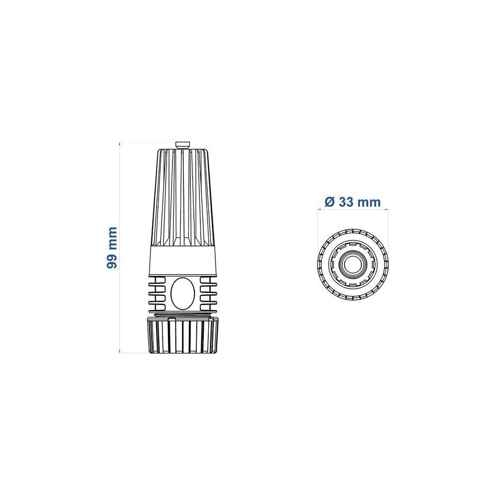 Esguicho Com Engate Rosqueado Tramontina E Jato Regulável Em Plástico - Pote Com 30 Un. - 4