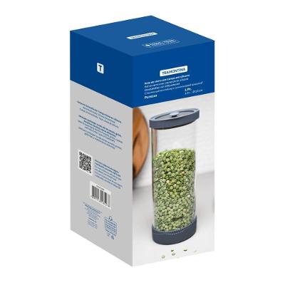 Pote De Vidro Hermético Tramontina Em Borossilicato Com Tampa 1,5 L