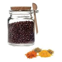 Pote Porta Mantimento Vidro Com Colher E Tampa Rolha - Lyor - 6