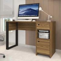 Kit Conjunto Escritório Mesa E Gaveteiro Marrom Sky Caemmun - 8