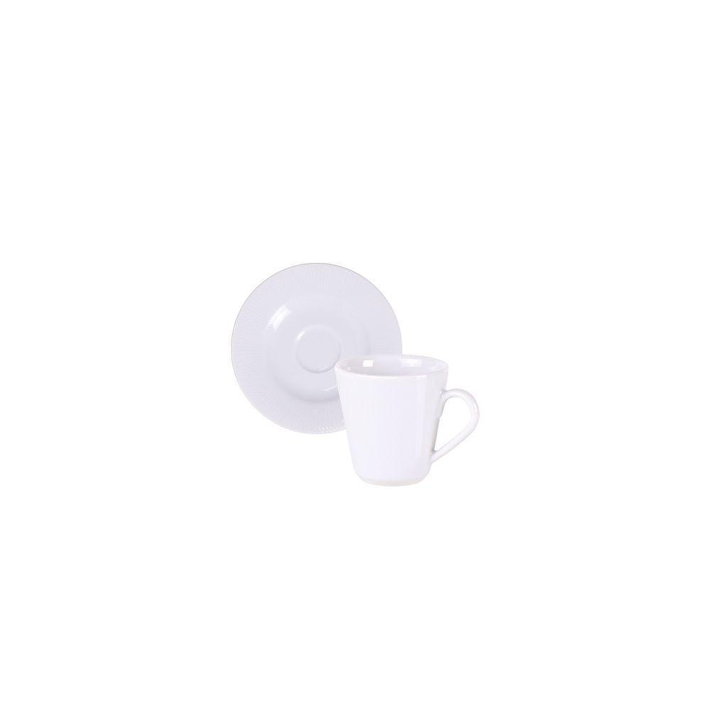 Conjunto Xícara E Pires De Café Tramontina Mesh Em Porcelana, 70 Ml 2 Peças - 5