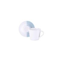 Conjunto Xícara E Pires De Chá Tramontina Aquarius Em Porcelana Decorada, 185 Ml 2 Peças - 5