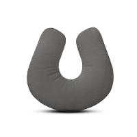 Kit Amamentação Poltrona + Puff + Almofada Sophia Suede Cinza - 2