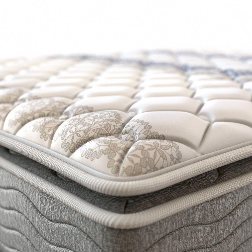 Colchão Solteiro Espuma Ad Resistence Probel 28cm Branco/Cinza (88x188x28cm) - 5