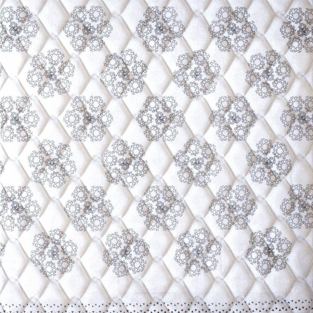 Colchão Solteiro Espuma D23 Super Resistente Probel 14cm Branco/Preto (88x188x14cm) - 4