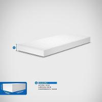 Colchão Solteiro Espuma D23 Super Resistente Probel 14cm Branco/Preto (88x188x14cm) - 2