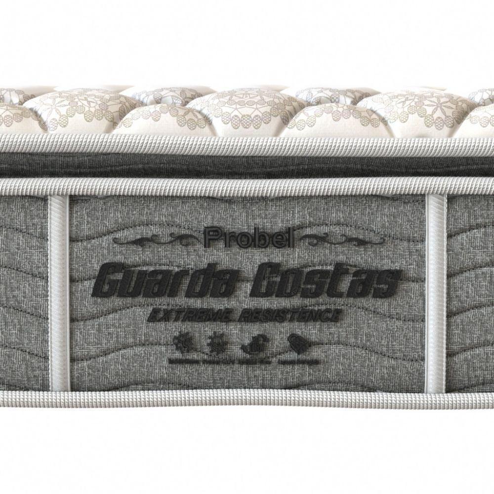 Colchão Queen Espuma Ad Resistence Probel 28cm Branco/Cinza (158x198x28cm) - 2