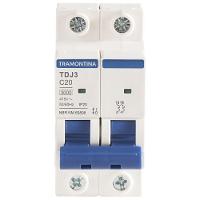 Minidisjuntor Tdj3ka 2 P 20 A Curva C Tramontina - 1