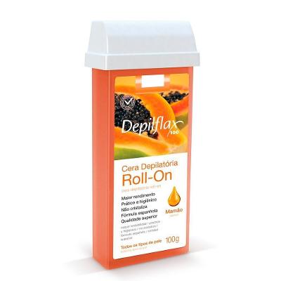 Depilflax - Refil Cera Roll On Mamão 100g