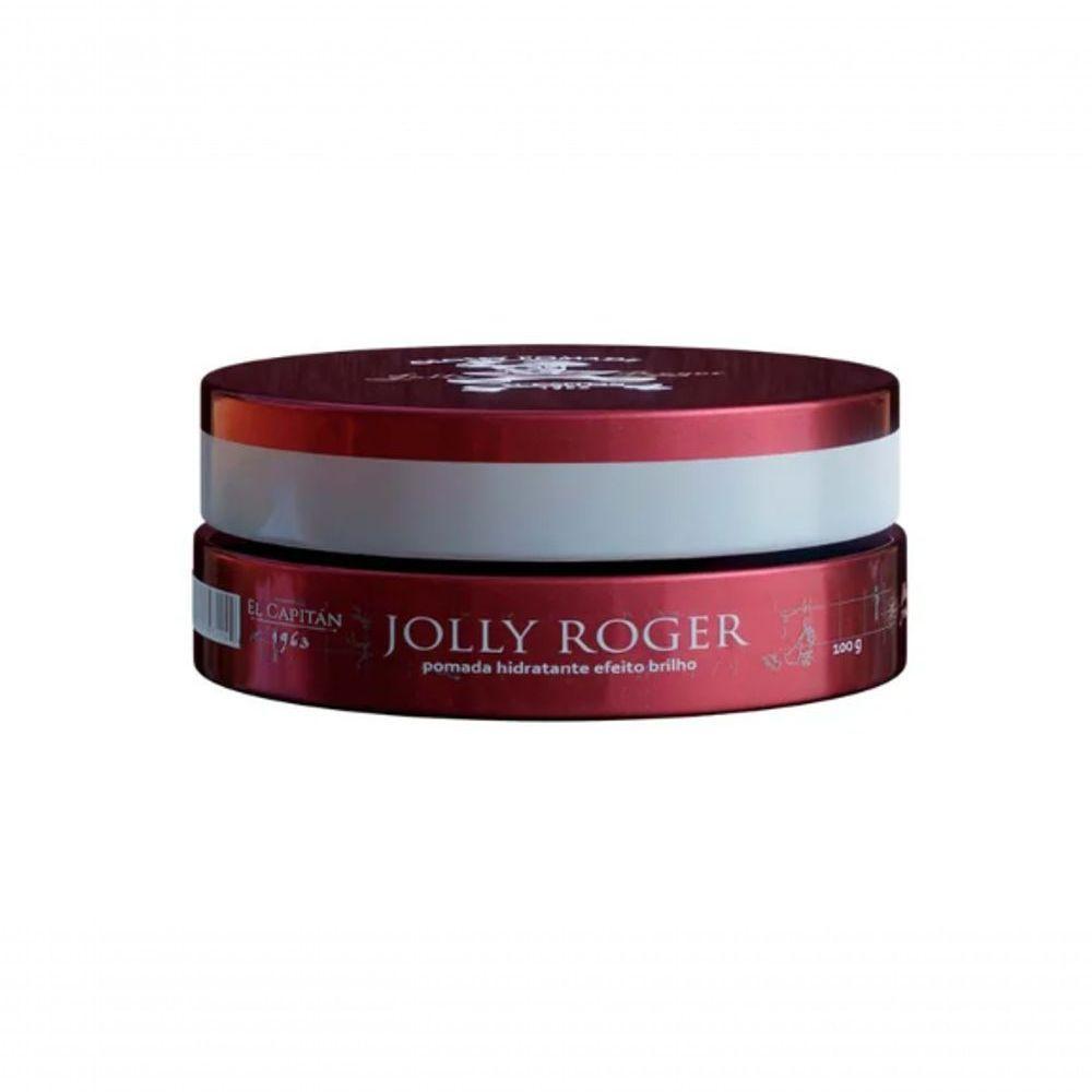Pasta Hidratante Efeito Brilho Jolly Roger 100g El Capitán - 1