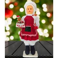 Boneco Natalino Mamãe Noel Confeiteira Cozinha Chefe De 90cm - 3
