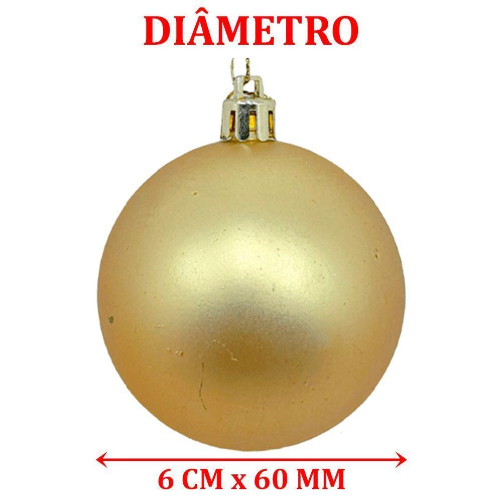 Kit 9 Bolas Enfeite Natal árvore De Natal Dourada Flores 6cm - 2