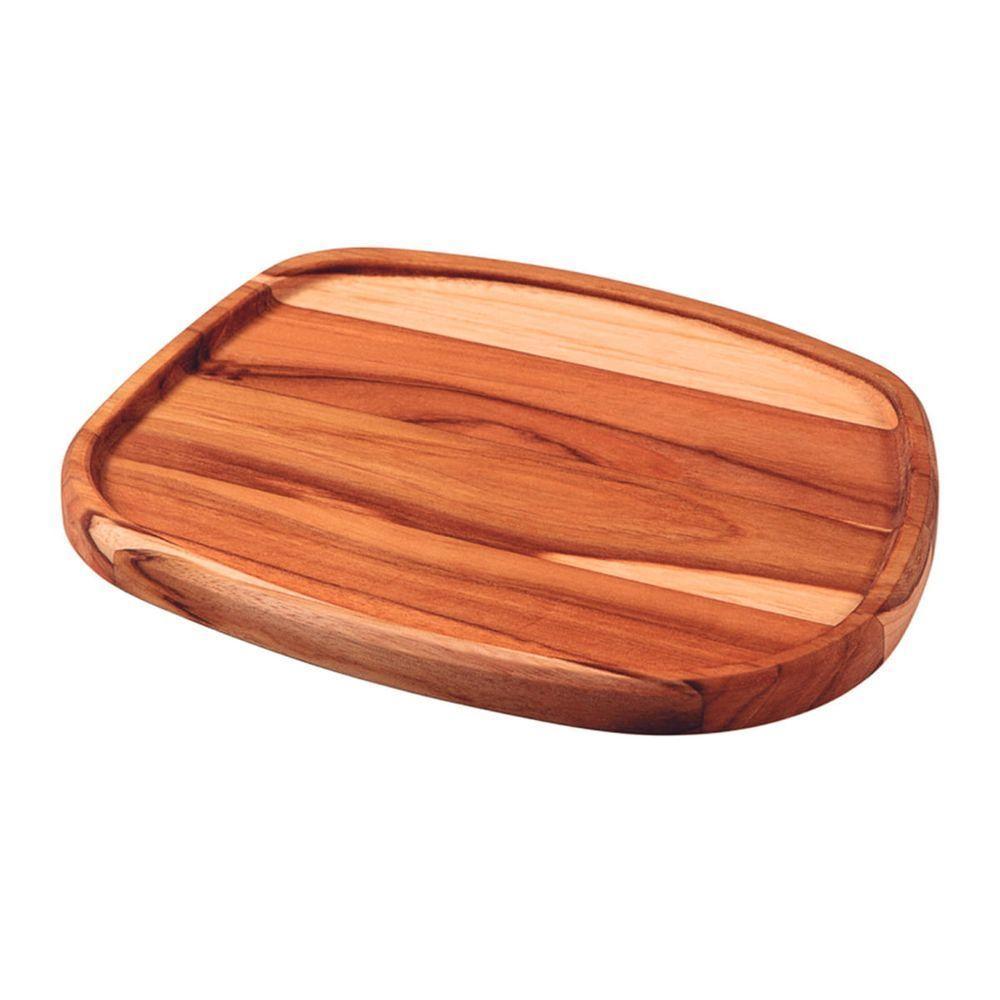 Tábua Tramontina Concreta em Madeira Teca 24x20 cm - 1