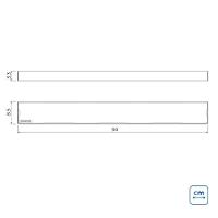 Ralo New Slim Tramontina em Aço Inox 90x7 cm - 3