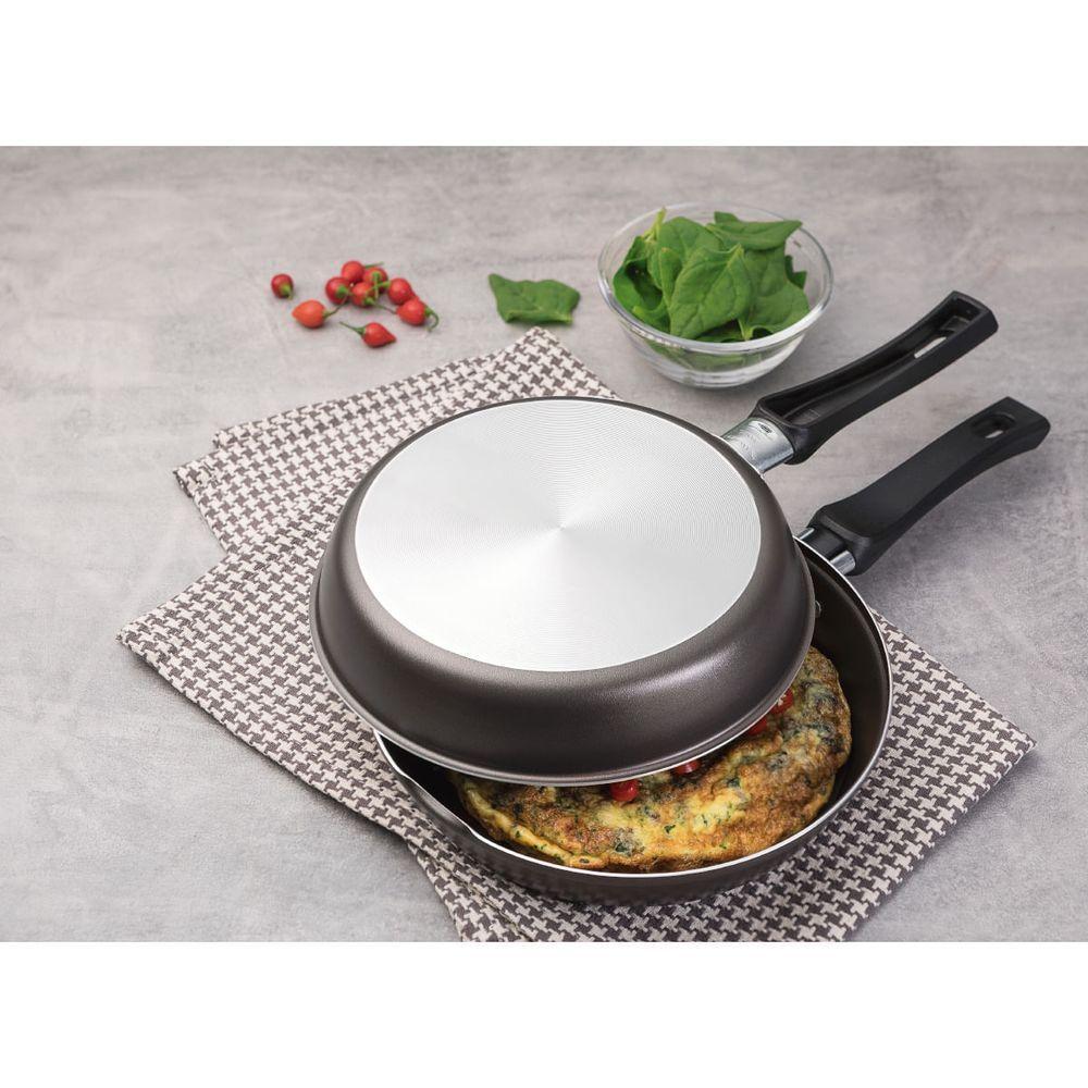 Omeleteira Tramontina Loreto 20 cm Grafite em Alumínio Antiaderente Starflon Max - 6