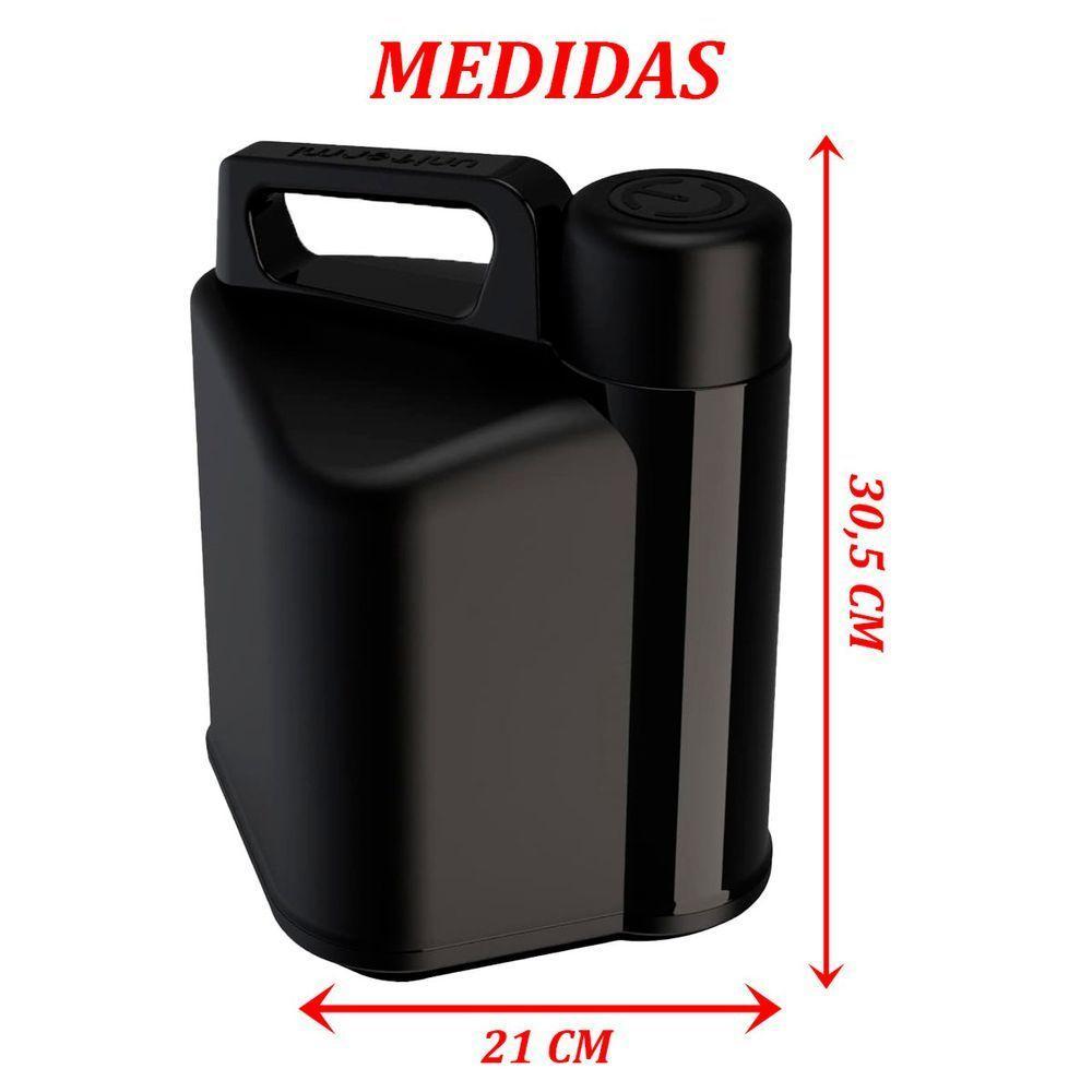 Garrafão Botijão Térmico Turim Cinza 5l Café Chá Suco água - 2
