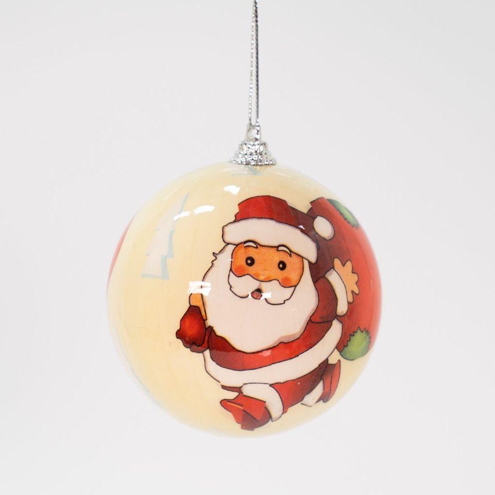 Kit 18 Bola De Natal árvore De Natal Papai Noel Enfeite 75mm - 3