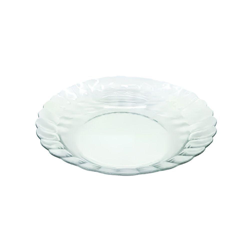 Kit Jogo Pratos Fundo Sopa Transparente 6 Peças 22,4cm - 4